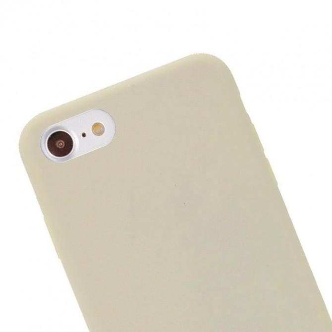 Силіконовий чохол для iPhone 7/8 Молочний FULL (без лого)-1