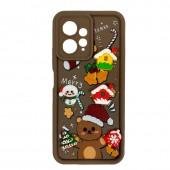 Чехол TPU Christmas Toys для Xiaomi Redmi Note 12 4G (Brown)