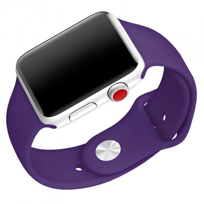 Ремешек для Apple Watch 42/44/45/46/49mm Sport Band 3 pcs (S/M & M/L) Amethyst-1
