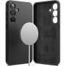 Силіконовий чохол Full Soft (MagSafe) Samsung Galaxy S24 FE Чорний FULL