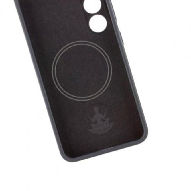 Силиконовый чехол Full Soft (MagSafe) Samsung Galaxy S24 FE Чорный FULL-1