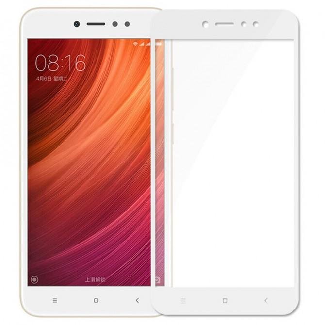 Защитное стекло для XIAOMI Redmi Note 5A Full Glue (0.3 мм, 2.5D, белое)-2