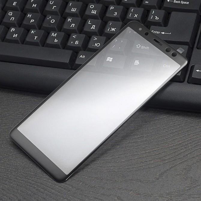 Защитное стекло для XIAOMI Redmi S2 Full Glue (0.3 мм, 2.5D, чёрное)-3