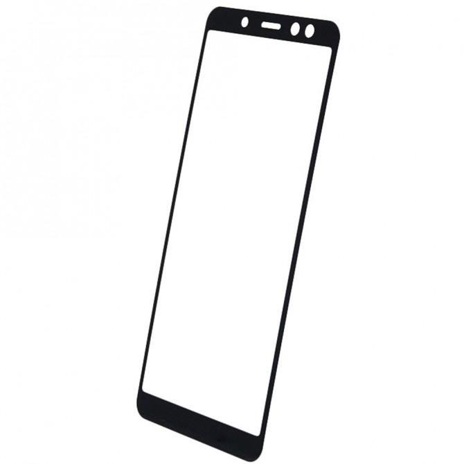 Защитное стекло для SAMSUNG A600 Galaxy A6 (2018) Full Glue (0.3 мм, 2.5D, чёрное)-2