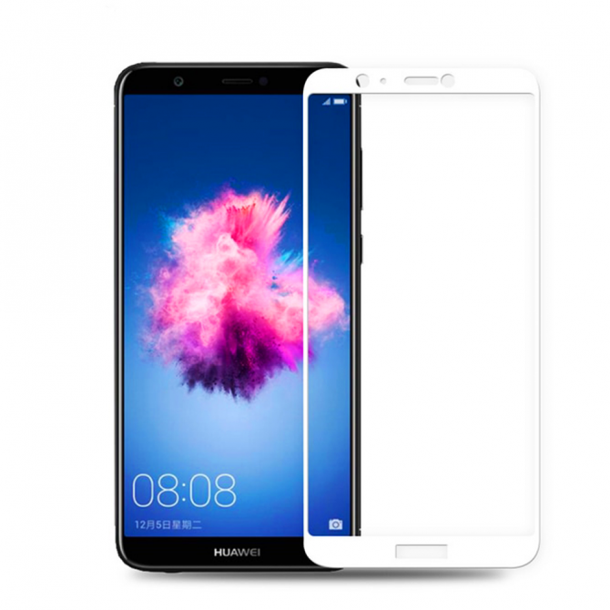 Захисне скло для HUAWEI Nova 2 Plus (0.3 мм, 2.5D, з білим Silk Screen покриттям)