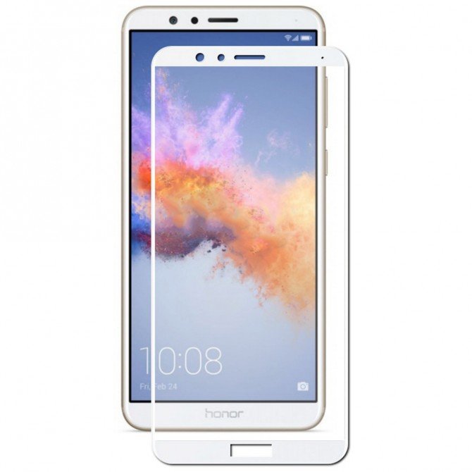 Защитное стекло для HUAWEI Honor 7X (0.3 мм, 2.5D, с белым Silk Screen покрытием)-2