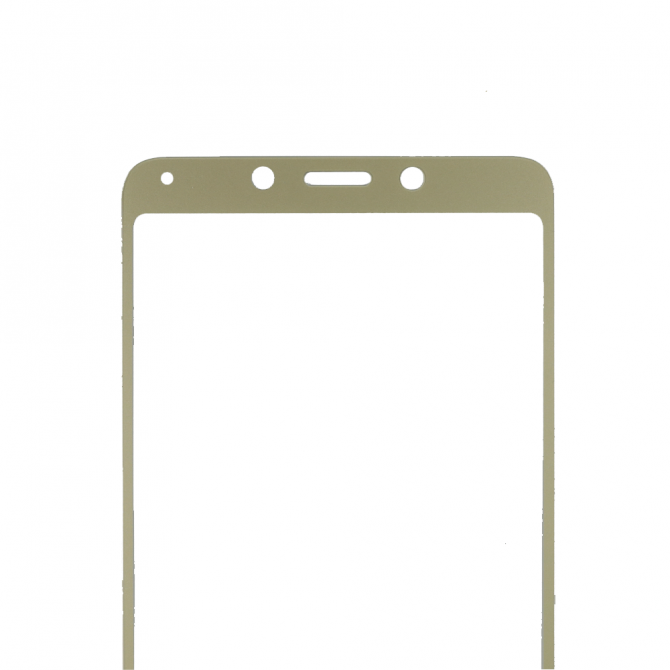 Защитное стекло для XIAOMI Redmi 6/6a (0.3 мм, 2.5D, с золотистым Silk Screen покрытием)-1
