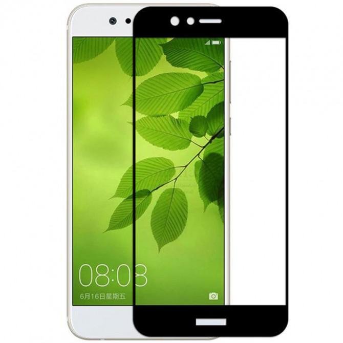 Захисне скло для HUAWEI Nova 2 Plus (0.3 мм, 2.5D, з чорним Silk Screen покриттям)-1