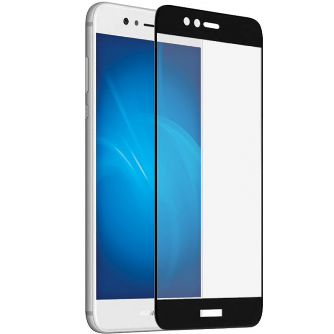 Захисне скло для HUAWEI Nova 2 Plus (0.3 мм, 2.5D, з чорним Silk Screen покриттям)-2