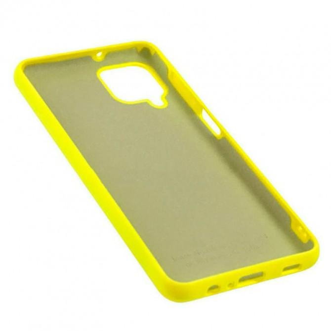 Чохол Soft Case Samsung A125 Galaxy A12 Жовтий FULL-1