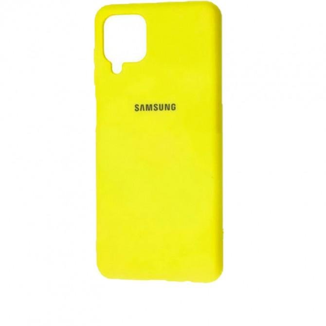 Чохол Soft Case Samsung A125 Galaxy A12 Жовтий FULL-2