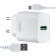 Мережевий зарядний пристрій XO L103 QC3.0 18W White + MicroUSB cable