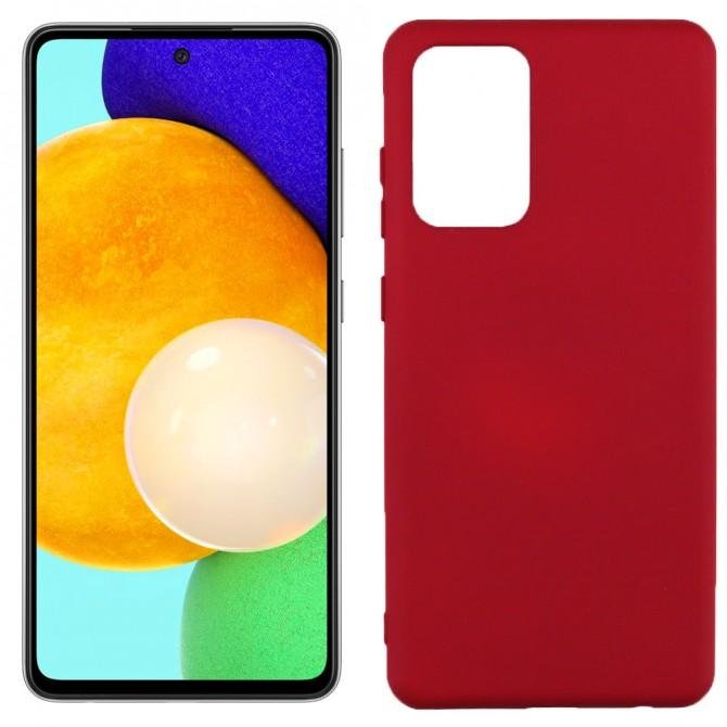 Чохол Soft Case для Samsung A525 Galaxy A52 Марсала FULL