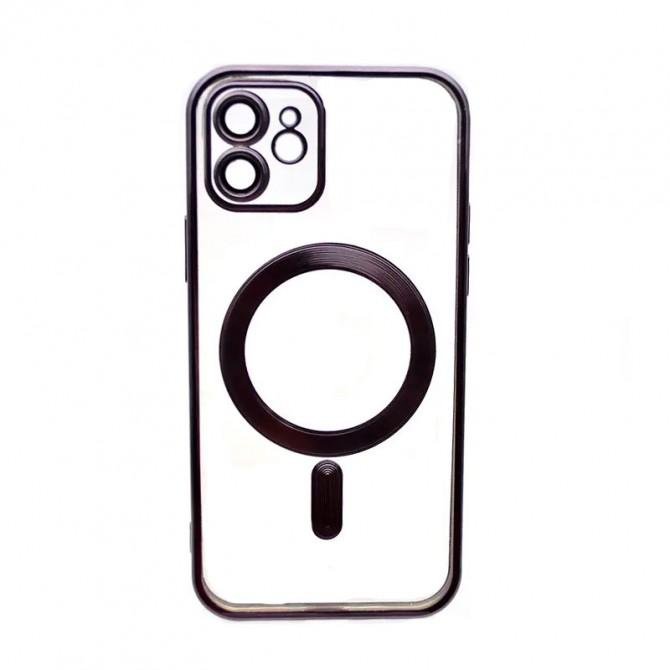 Чохол Cosmic Galaxy Sparkle with MagSafe для iPhone 11 Темно Фіолетовий