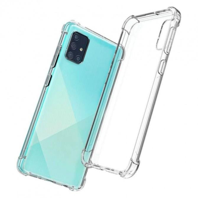 Чехол Durable TPU case 1.5mm for Samsung A71 (усиленные углы) Прозрачный