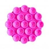 Держатель присоска Липпер для телефона двусторонний круглый Raspberry