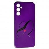 Чехол-накладка Art Soft Case Samsung A346 Galaxy A34 GIrl in Hat