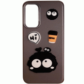 Чехол TPU Leather Toys для Xiaomi Redmi 12 (Monster / Grey) Чехол TPU Leather Toys для Xiaomi Redmi 12 (Monster / Grey)