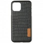 Кожаный чехол-накладка G-Case Crocodile Dark Series для Apple iPhone 13 Pro (6.1