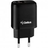 Мережевий зарядний пристрій Gelius Pro X-Duo GP-HC014 USB+Type-C QC3.0/PD20W Black