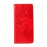 Чохол-книжка Lines Leather for Xiaomi Redmi Note 14 5G Red