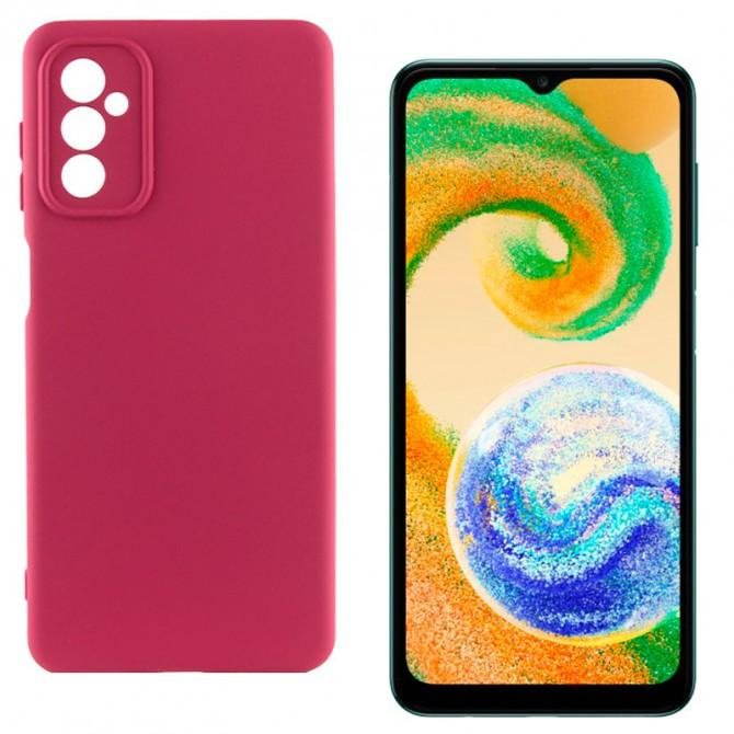 Чохол Original Soft Case Samsung A047 Galaxy A04s Марсала FULL-1
