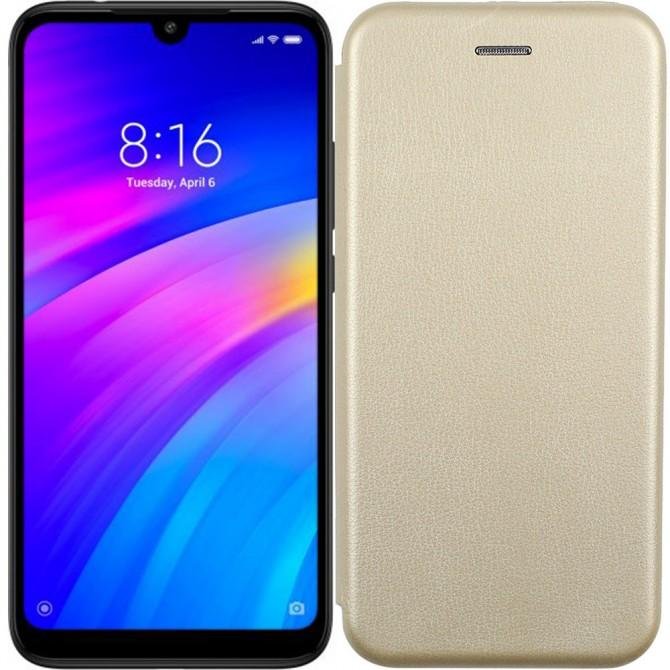 Чехол книжка U-Like Best для Xiaomi Redmi 7 Gold