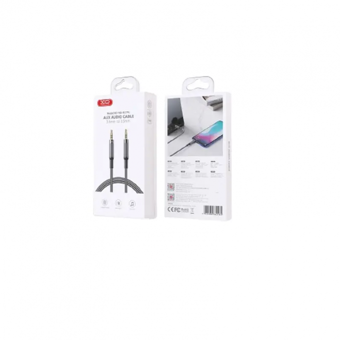 Кабель AUX XO NBR279C 3.5 (male) to 3.5" (male) Black 1m-1