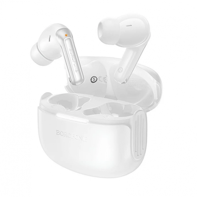 Наушники Stereo Bluetooth Headset Borofone FQ9 White