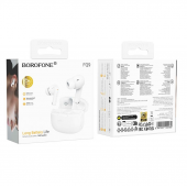 Наушники Stereo Bluetooth Headset Borofone FQ9 White
