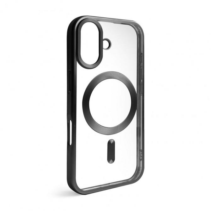 Силиконовый чехол SHINING with MagSafe для iPhone 17 Черный-2