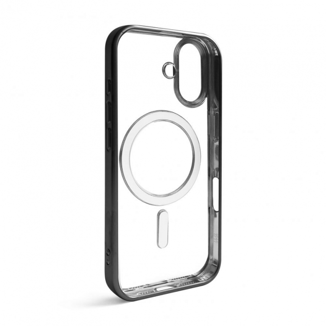 Силиконовый чехол SHINING with MagSafe для iPhone 17 Черный-7
