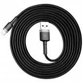USB кабель Baseus Cafule Lightning (CALKLF-C) Black/Grey 2m USB кабель Baseus Cafule Lightning (CALKLF-C) Black/Grey 2m