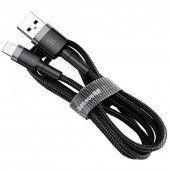 USB кабель Baseus Cafule Lightning (CALKLF-C) Black/Grey 2m USB кабель Baseus Cafule Lightning (CALKLF-C) Black/Grey 2m