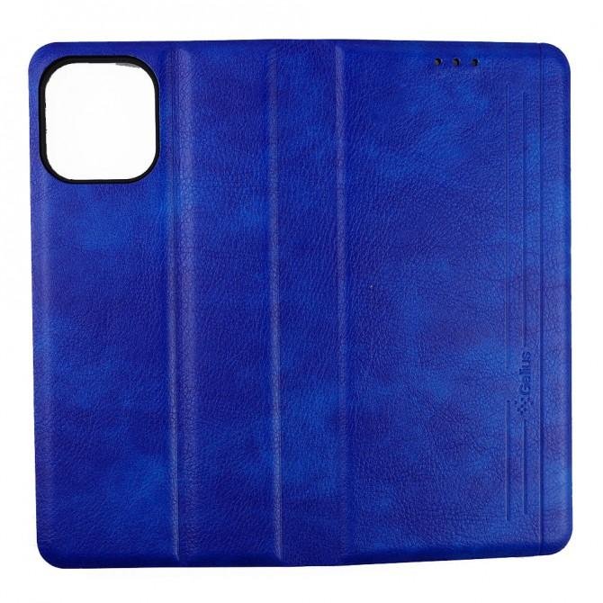 Чехол книжка Leather Gelius для iPhone 12/12 Pro Blue-2