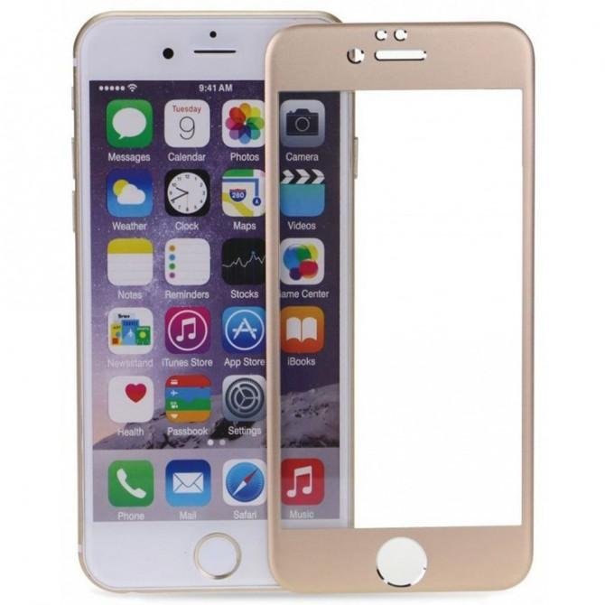 Захисне скло для APPLE iPhone 6 Plus (0.3 мм, 4D/5D золотисте)