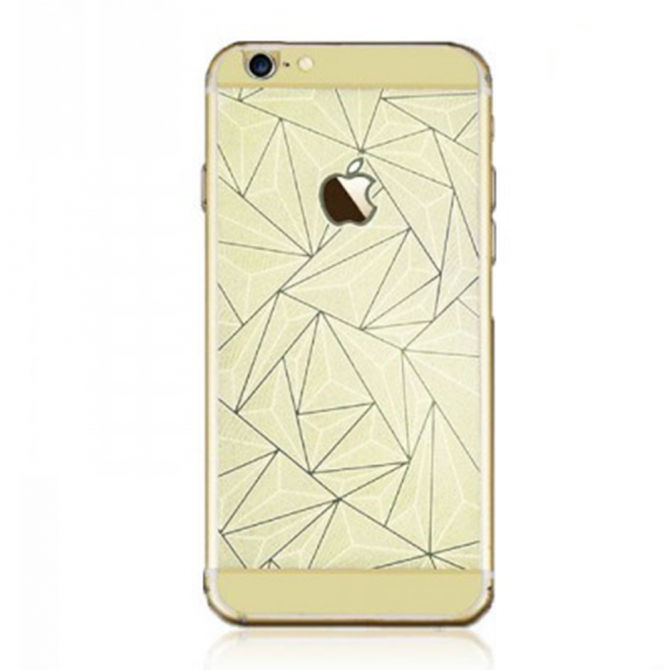 Защитное стекло для APPLE iPhone 6/6S призма золотистое (0.3 мм, 2.5D) комплект 2 шт.-2