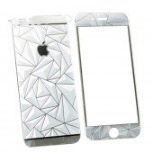 Защитное стекло для APPLE iPhone 6/6S призма серебристое (0.3 мм, 2.5D) комплект 2 шт. Защитное стекло для APPLE iPhone 6/6S призма серебристое (0.3 мм, 2.5D) комплект 2 шт.