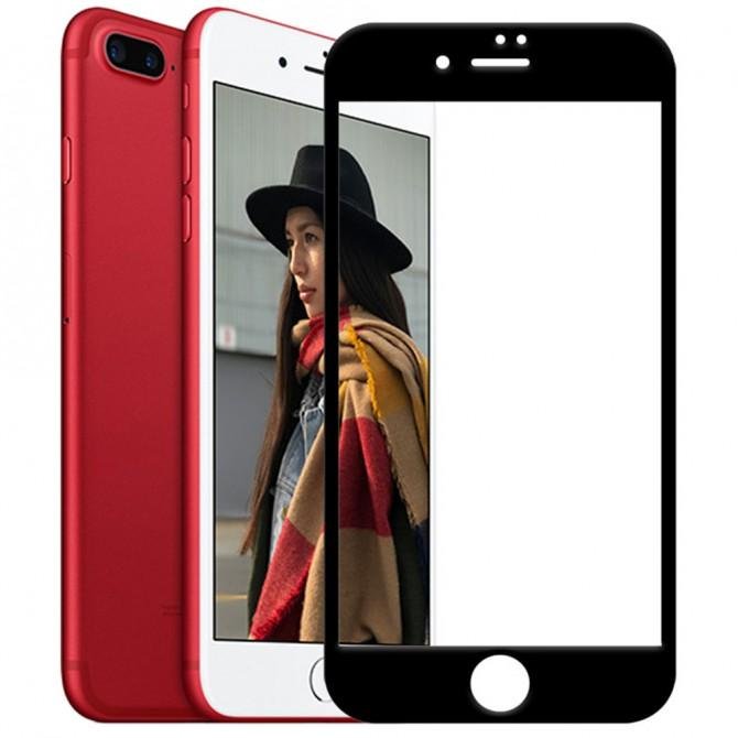 Защитное стекло для APPLE iPhone 7/8 Plus (0.2 мм, 5D чёрное)