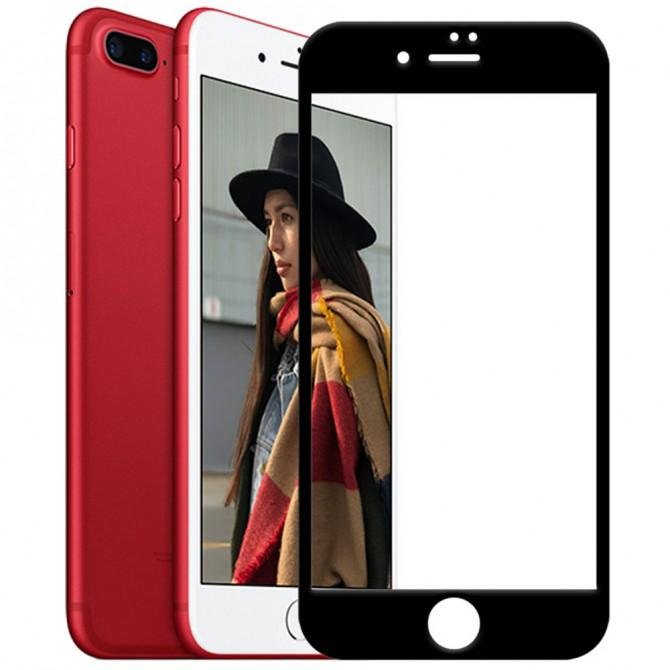 Захисне скло для APPLE iPhone 7/8 Plus (0.3 мм, 4D/5D Матове чорне)