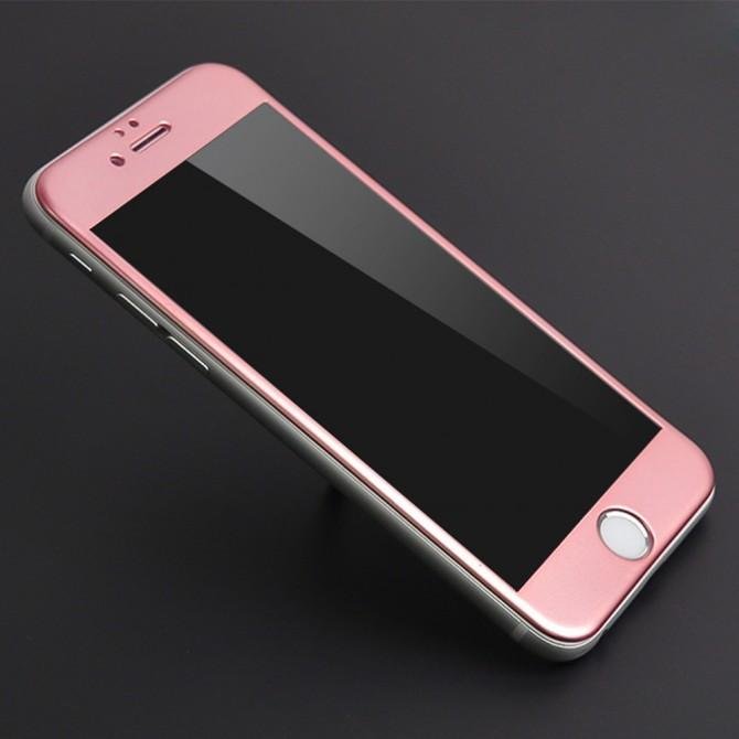 Защитное стекло для APPLE iPhone 7/8 Plus (0.3 мм, 4D/5D розовое золото)-2