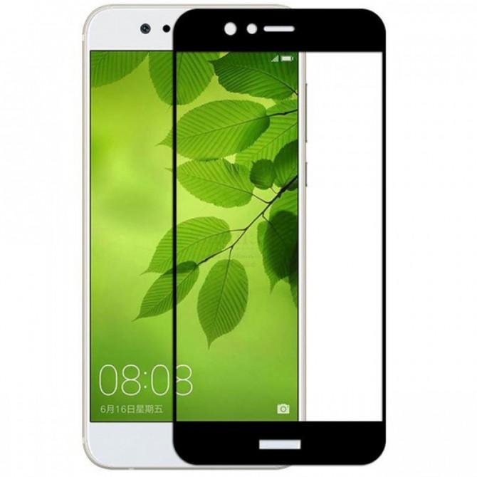 Защитное стекло для HUAWEI Nova 2 (0.3 мм, 2.5D, с чёрным Silk Screen покрытием)