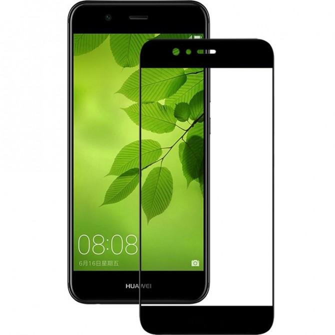 Защитное стекло для HUAWEI Nova 2 (0.3 мм, 2.5D, с чёрным Silk Screen покрытием)-1