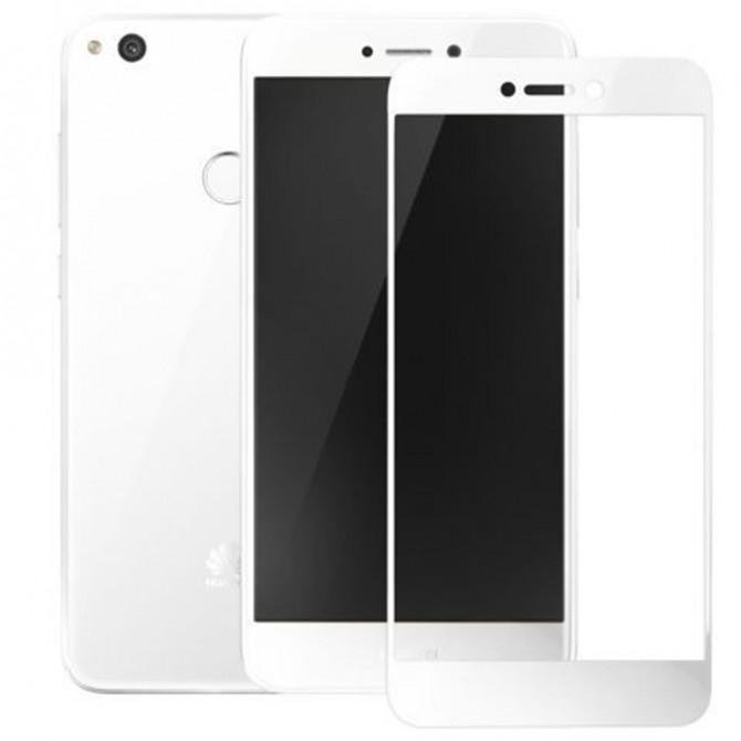 Защитное стекло для HUAWEI P8 Lite 2017 (0.3 мм, 2.5D, с белым Silk Screen покрытием)