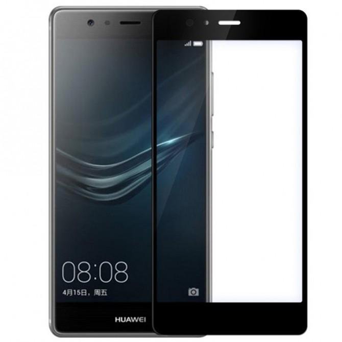 Защитное стекло для HUAWEI P9 Plus (0.3 мм, 2.5D, с чёрным Silk Screen покрытием)