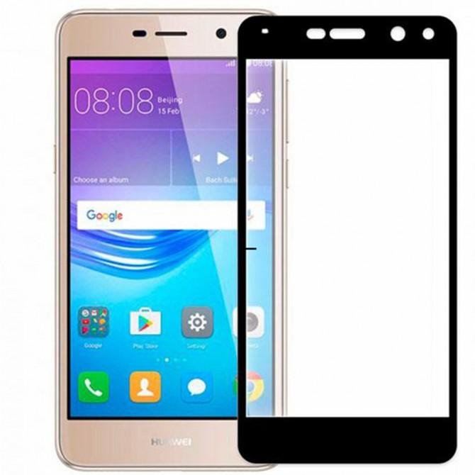 Защитное стекло для HUAWEI Y5 2017 (0.3 мм, 2.5D, с чёрным Silk Screen покрытием)-1