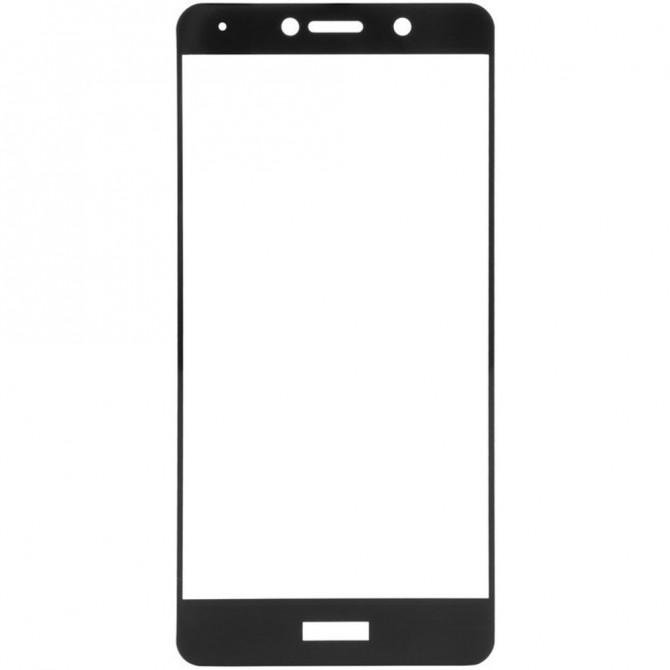 Захисне скло для HUAWEI Y7 2017 (0.3 мм, 2.5D, з чорним Silk Screen покриттям)-2
