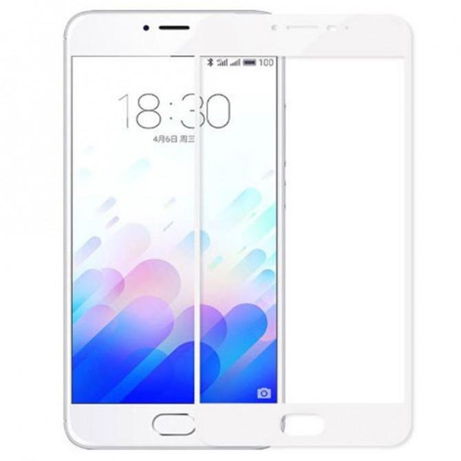 Захисне скло для MEIZU M3 Note (0.3 мм, 2.5D, з білим Silk Screen покриттям)-1