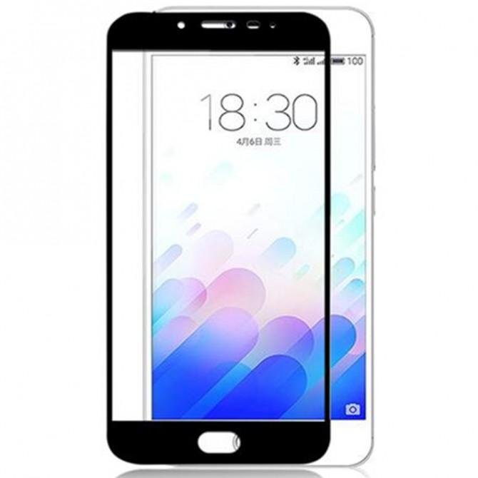 Защитное стекло для MEIZU M3 Note (0.3 мм, 2.5D, с чёрным Silk Screen покрытием)-2
