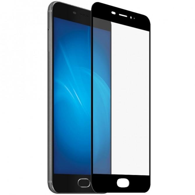 Захисне скло для MEIZU M3e (0.3 мм, 2.5D, з чорним Silk Screen покриттям)-1